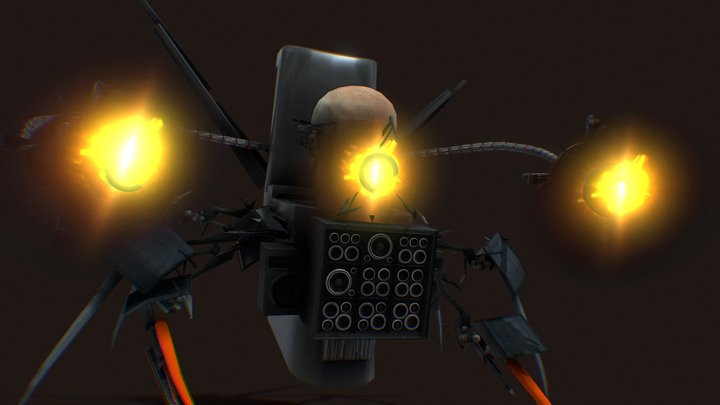 Scientist mech ep 77 3D Model