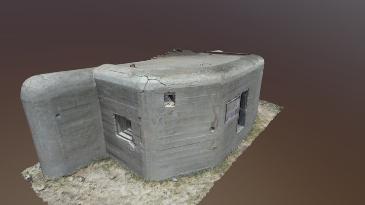 Bunker - LII/45/A180 3D Model