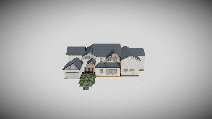 Farm House – 3D Rural Home Model 3D Model