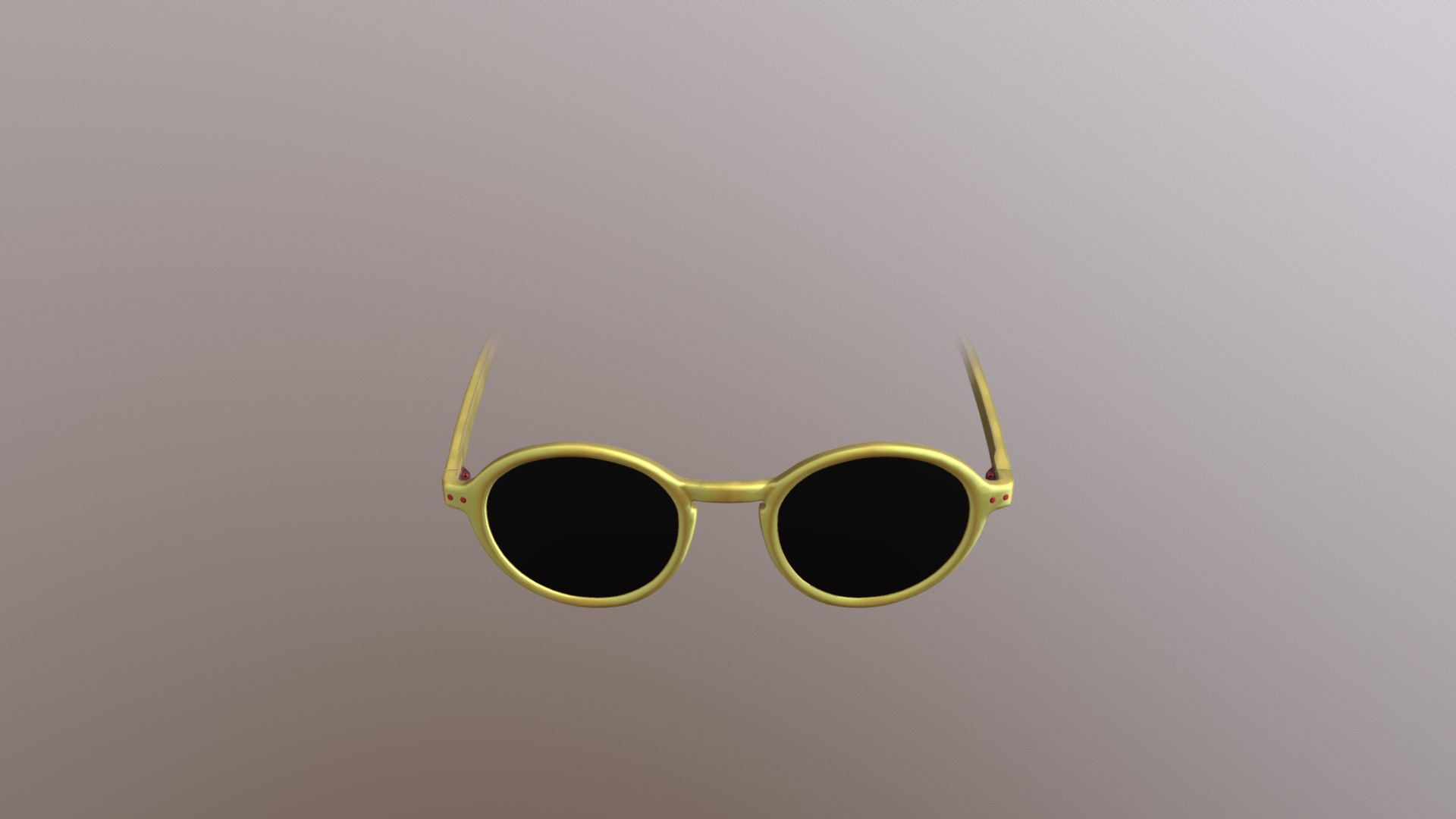 3D model Gold Sunglasses – AR Face Filter - This is a 3D model of the Gold Sunglasses - AR Face Filter. The 3D model is about a pair of sunglasses.