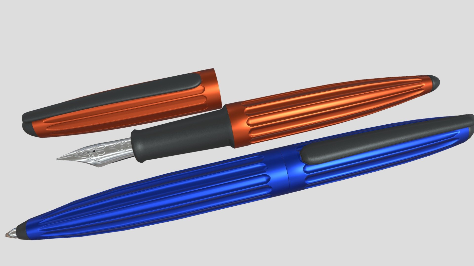 Diplomat Ballpoint Pen and Fountain Pen