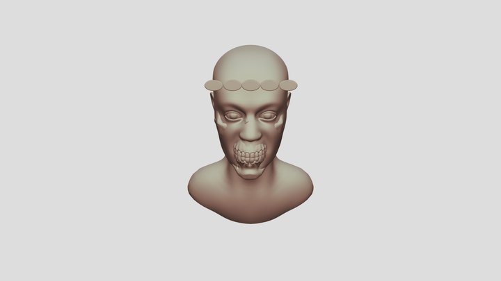Base mesh Eye Tutorial 3D Model