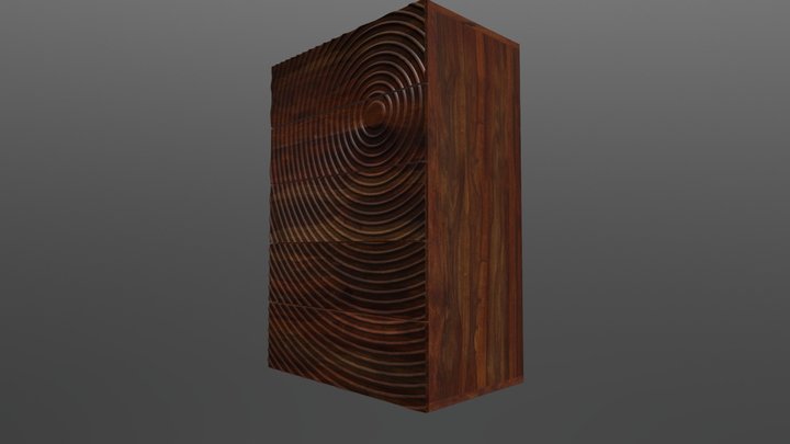 Espiral Chest Sketch Fab 3D Model