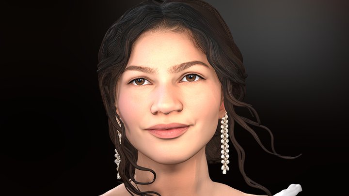 Zendaya – Free 3D Model STL