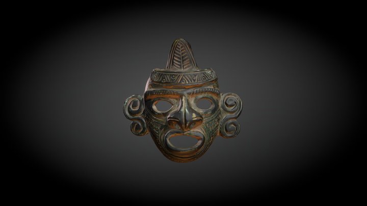 Mascara Precolombina 3D Model
