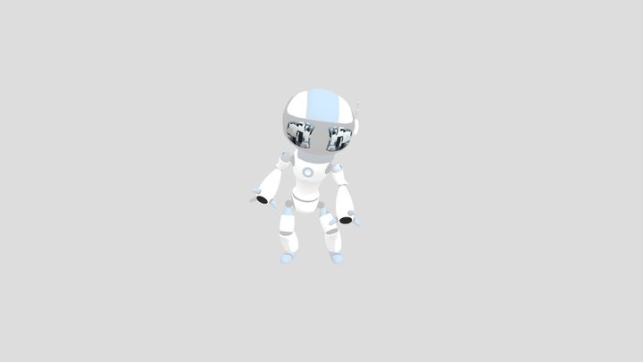 Washy Boi@ Victory Robot Dance 3D Model