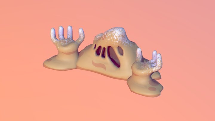 Bread Dough Blob 3D Model