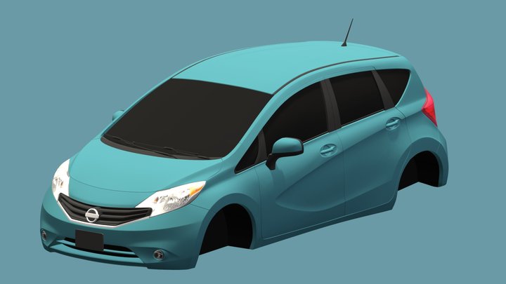 2016 Nissan Note 3D Model
