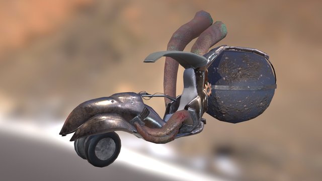 Mortal Engine's Bike Home 3D Model