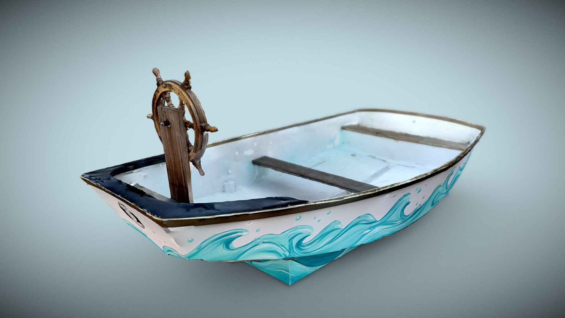Boat at Lido Marina Village — Sketchfab embed 3D viewer