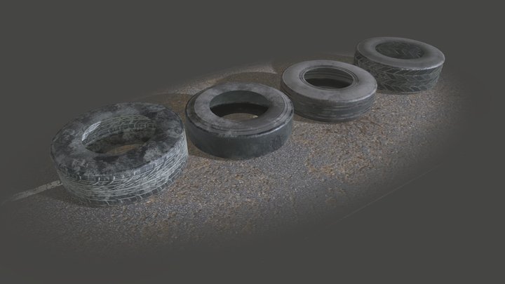 Old Tyres – Free 3D Model STL