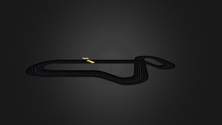 Racing track 3D Model