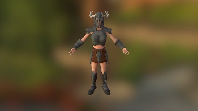 Female Nord Armor 3D Model