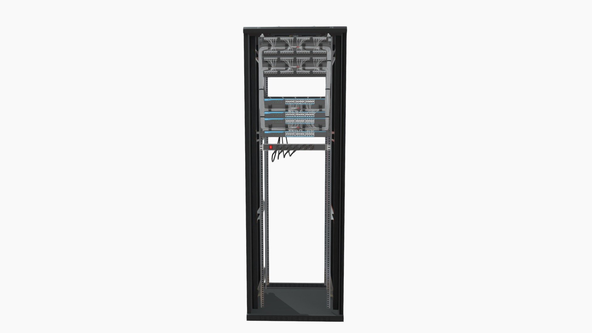 OPENETICS - Smart Rack Plus 42U (2) | 6 UTP Dca - 3D model by OPENETICS ...