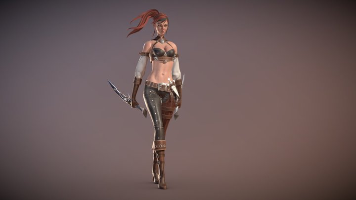 Danger Girl 3D Model