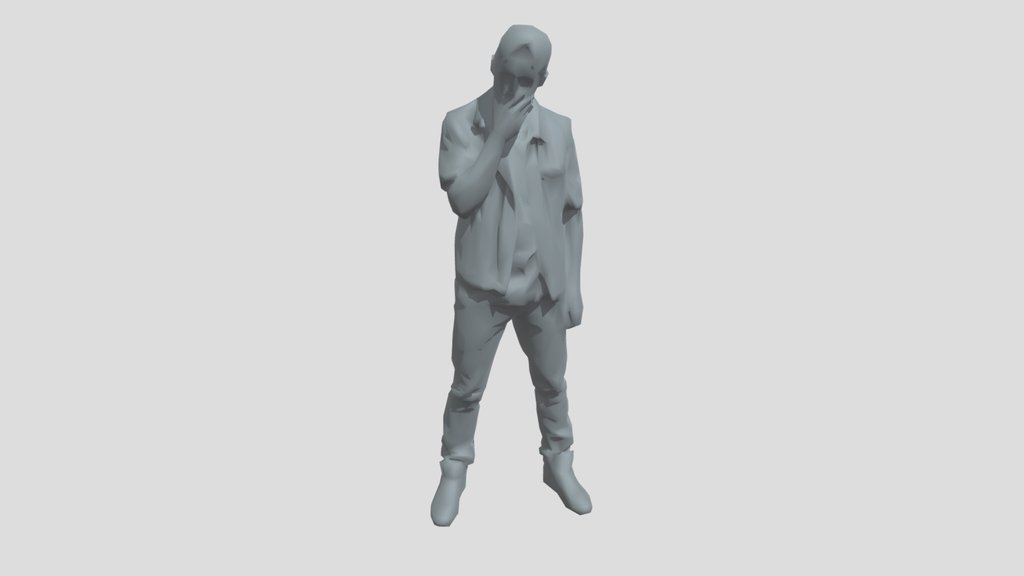 Lowpoly Male Standing