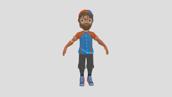 blippi 3D Model
