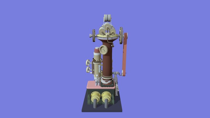 Steampunk Device 3D Model