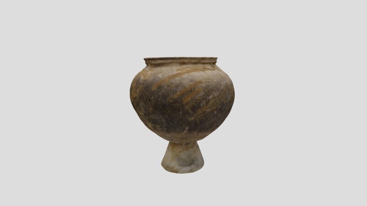 土師器　S字状口縁台付甕 3D Model