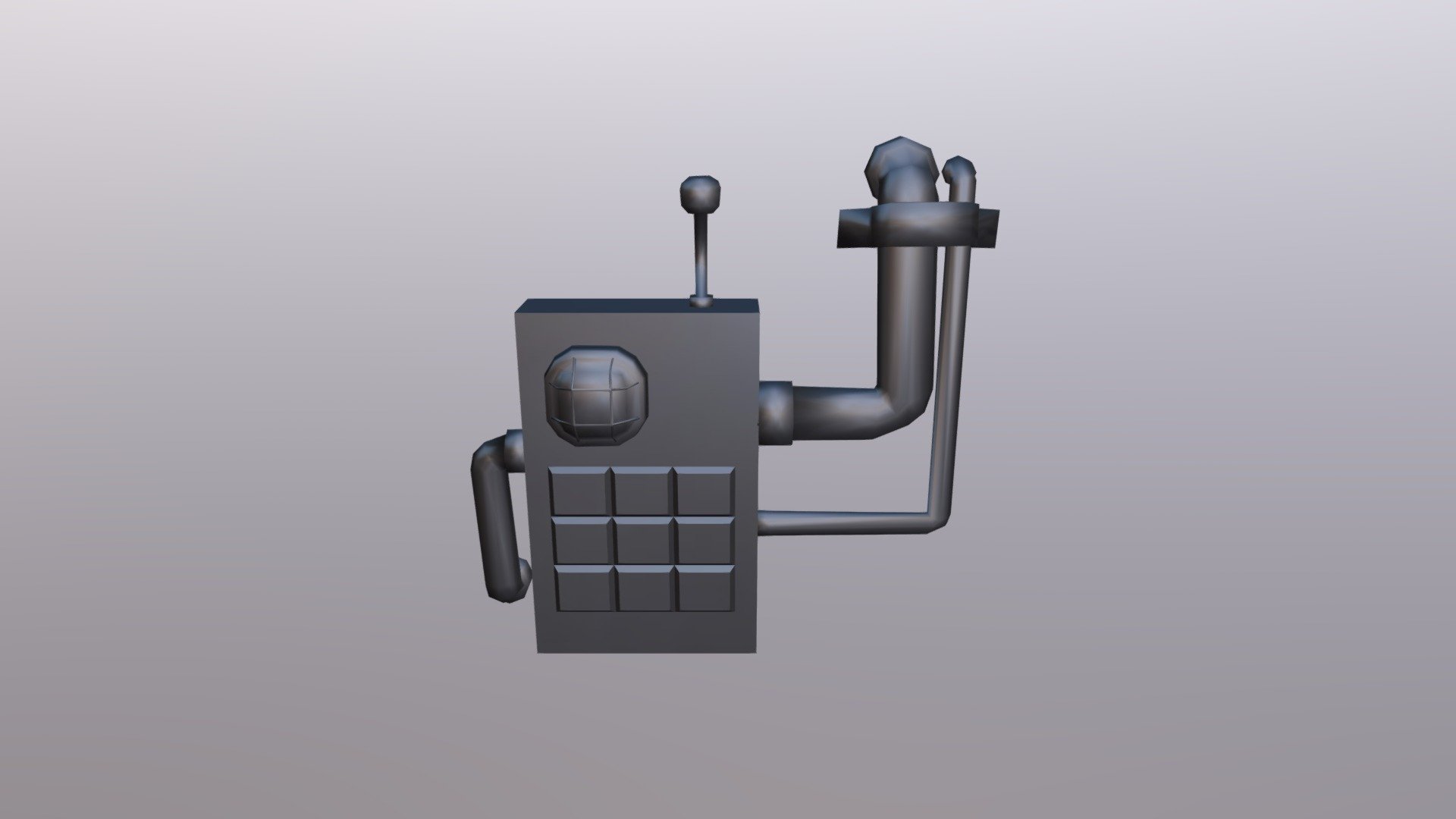Sci-Fi Buttons of “Acid Robot: Head Balance” - 3D model by Beatriz ...
