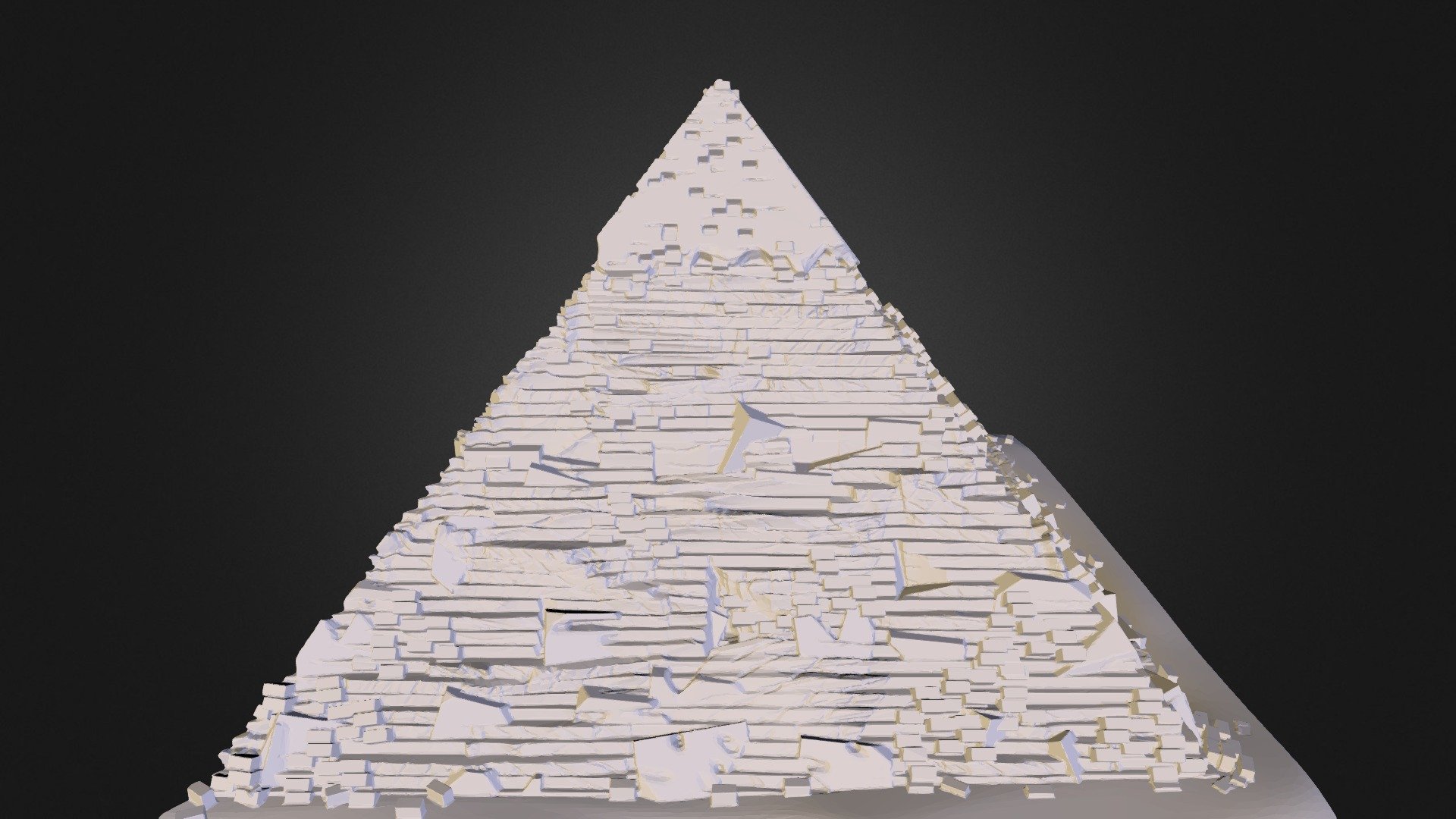 3d pyramid model