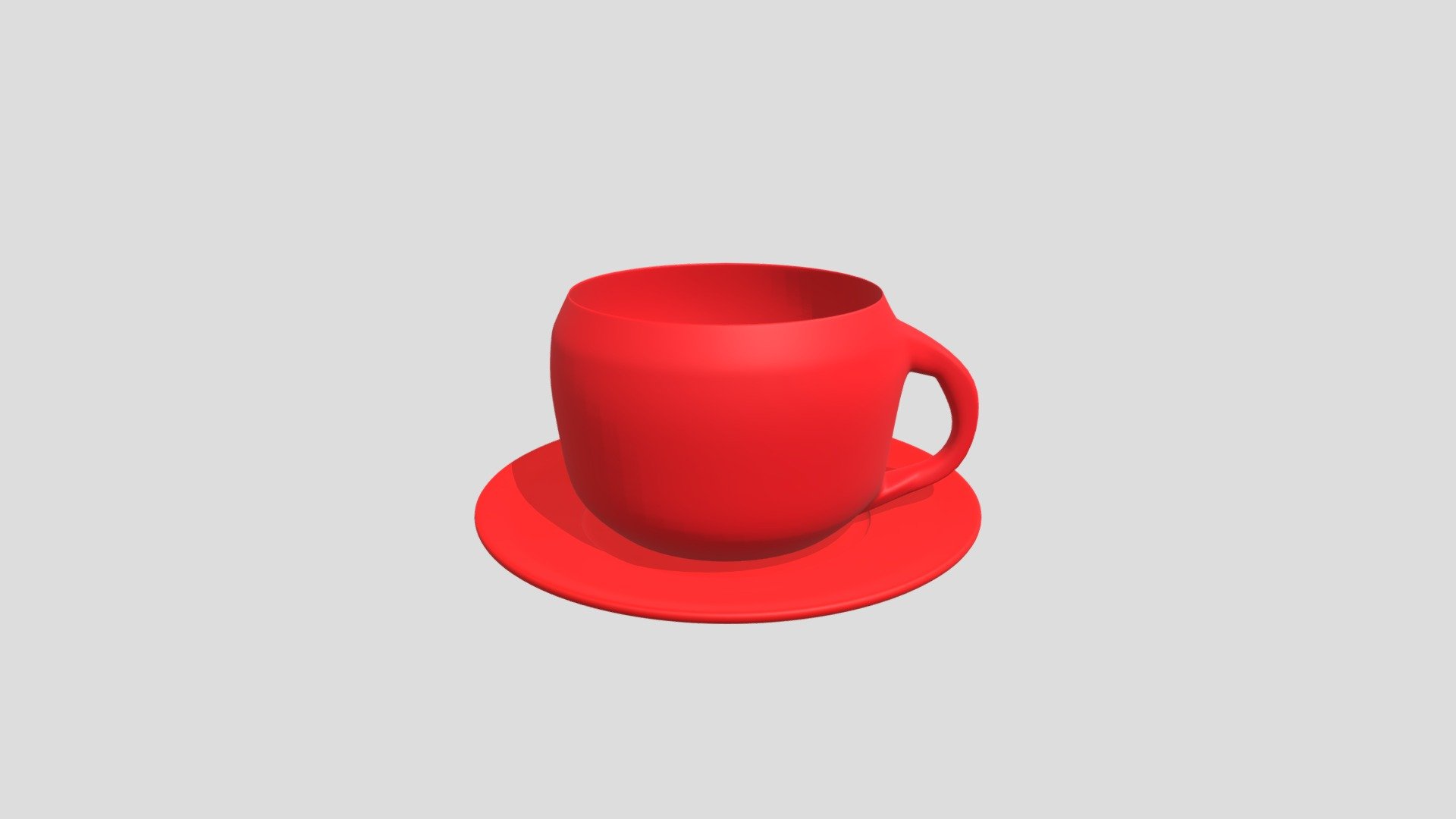 Coffee Mug With A Saucer