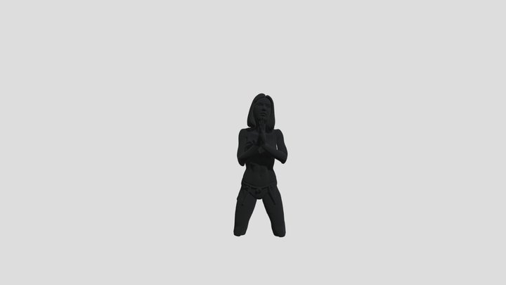 Praying 3D Model