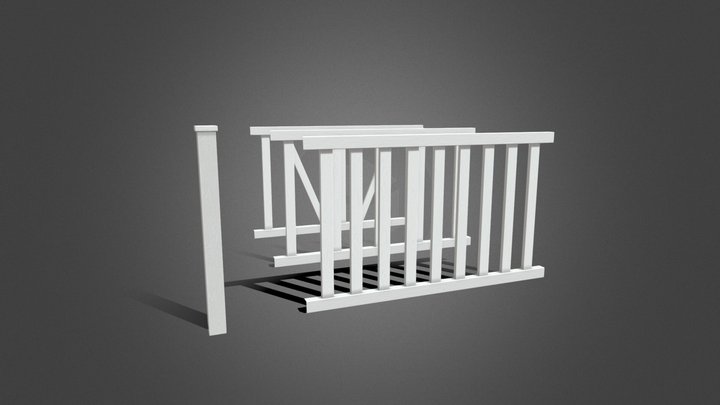 Fence Pack 1 3D Model