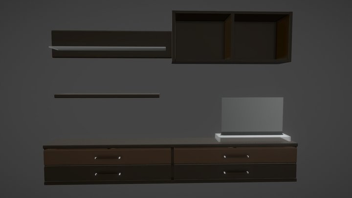 Livingroom Furniture 3D Model