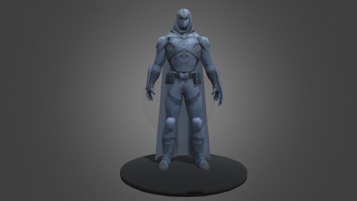 Moon Knight 3D Model