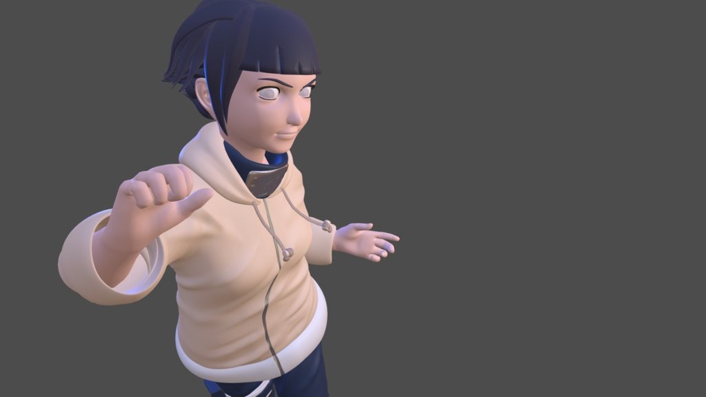 Hinata - 3D model by TimidClover [39373f9] - Sketchfab