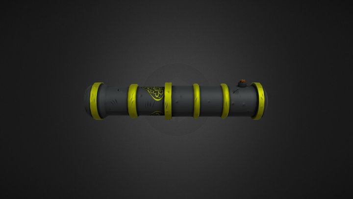 Pirate Cannon 3D Model
