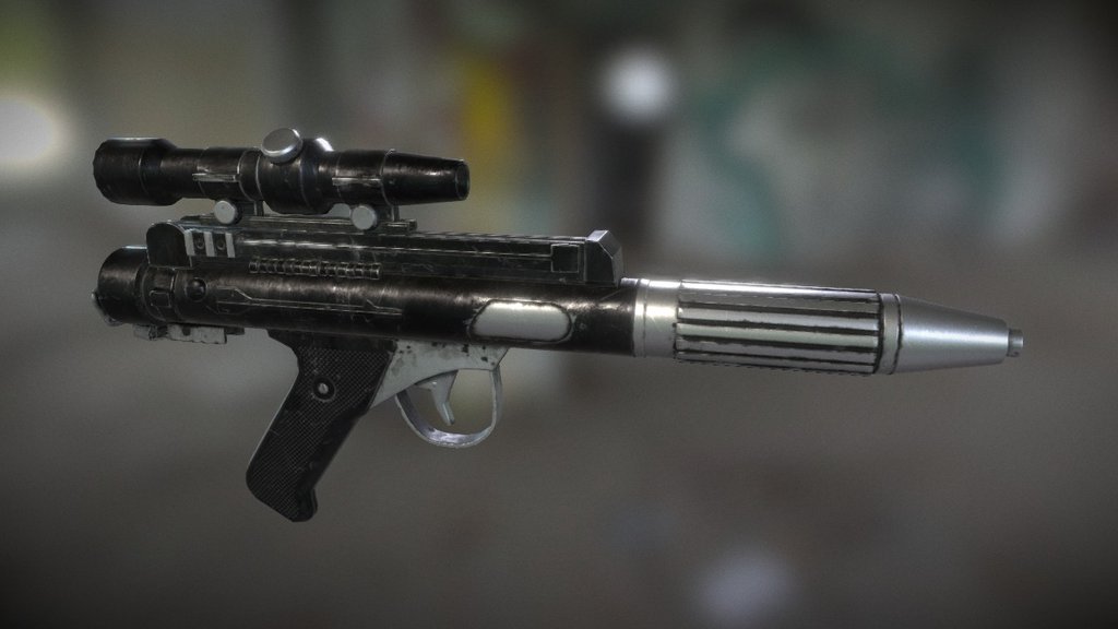 BlasTech DH-17 Model Blaster - 3D model by hideous [393a48e] - Sketchfab