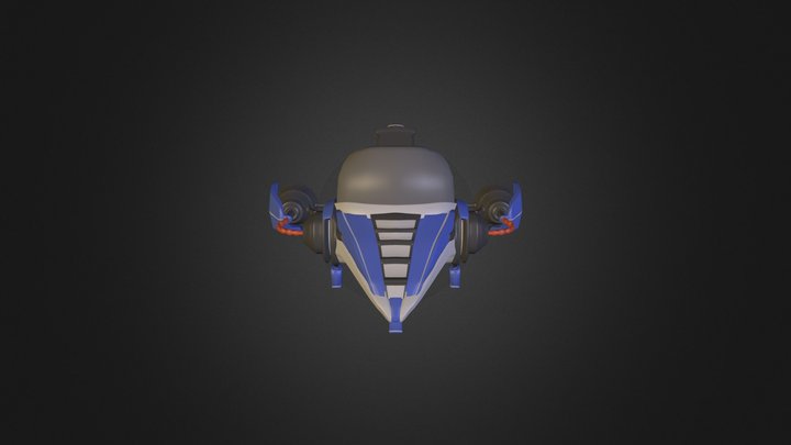 Futuristic Vehicle 3D Model