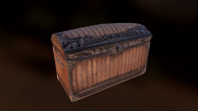 Decorative Chest 3D Model