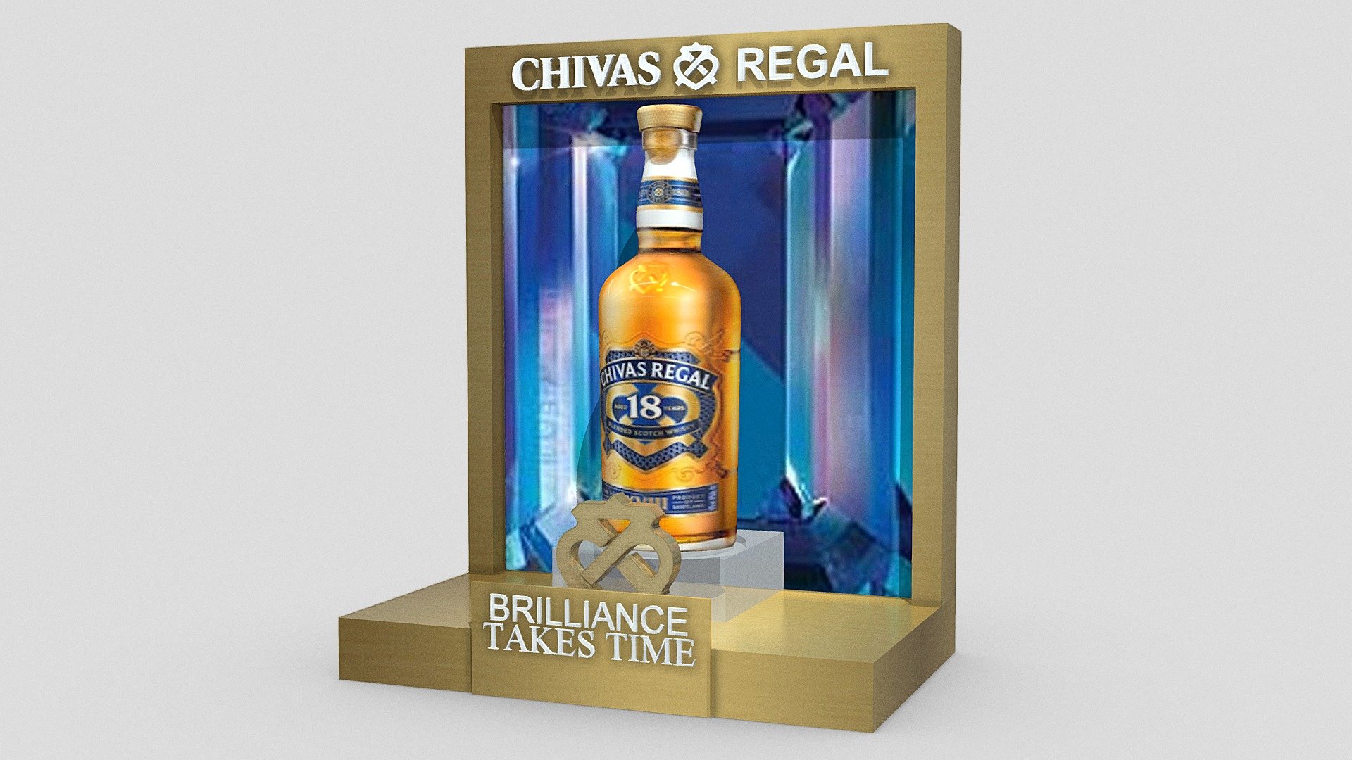 chivas 18 neww brilliance (blue version) - 3D model by Koistudio MIAMI ...