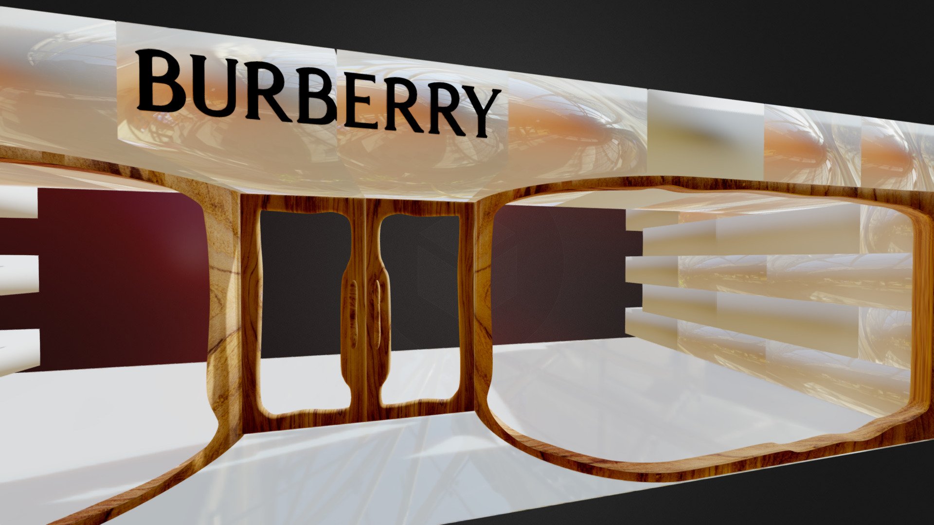 Burberry New Store Concept facade - Download Free 3D model by 