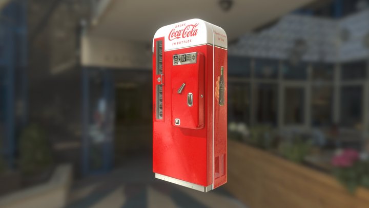 Coca Cola Vending Machine... 3D Model