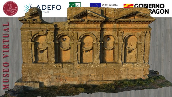 Acotado funerario de los Atilios (siglo I d.C.) 3D Model