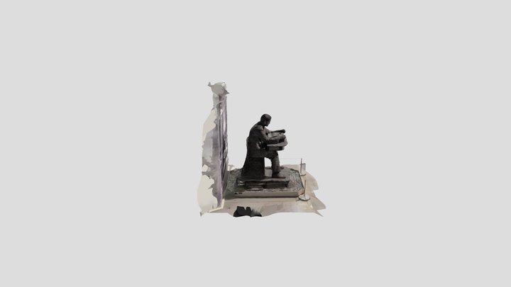 Alan Turing 3D Model