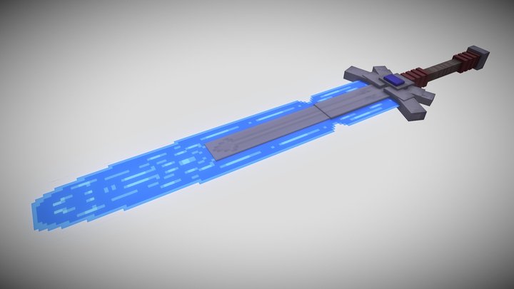 Sword 4 - Blockbench 3D Model