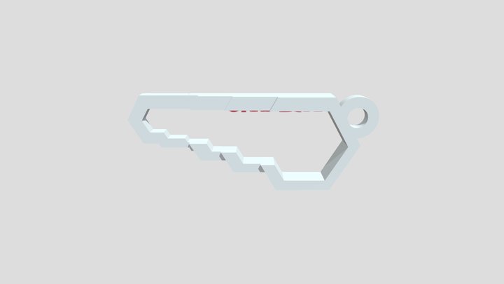 Saw Shaped Wrench 3D Model