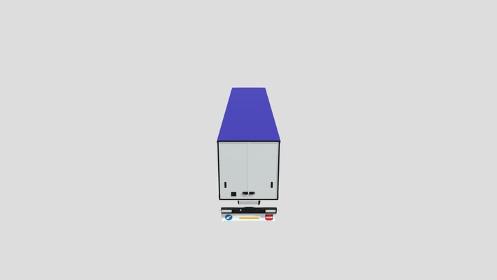 HM_NACZEPA 3D Model