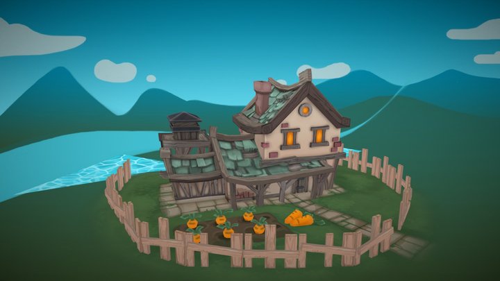 cottage 3D Model