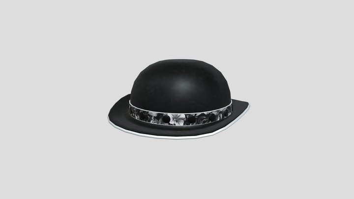 Flower Bowler Hat