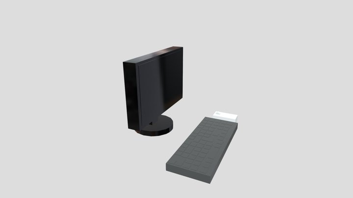 computer - Bilgisayar - Pc - keyboard - mouse 3D Model