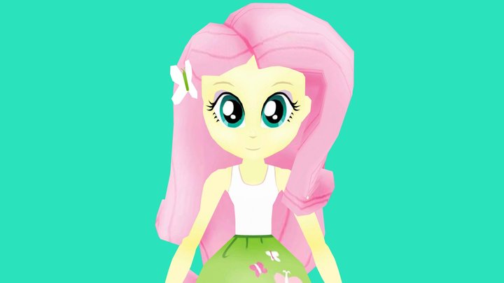 MLP Gameloft EG Fluttershy 3D Model