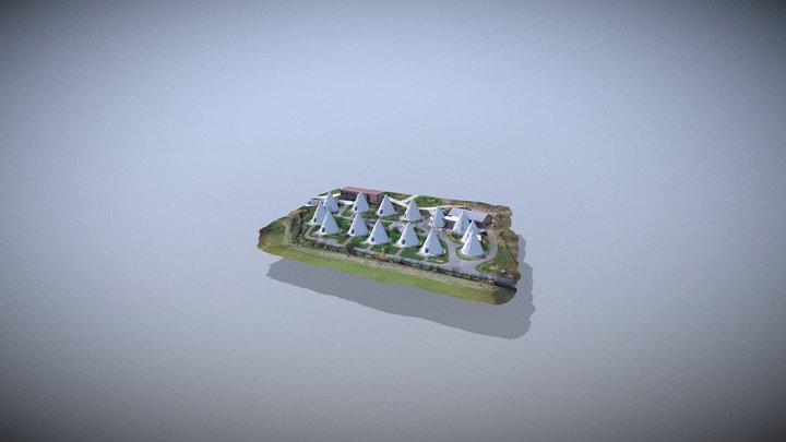 IKUNA Naturresort Tipi-Hotel 3D Model