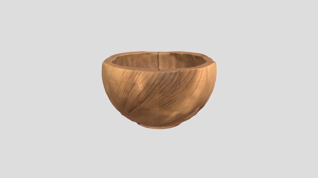 Primitive bowl, tropical survival prop