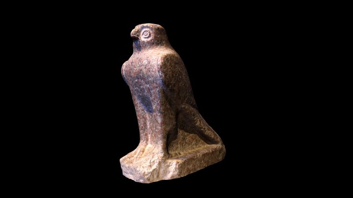 Granite Statue of Horus – Modello 3D gratuito STL